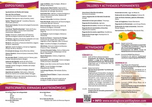 Programa Ecológicos 2015 2