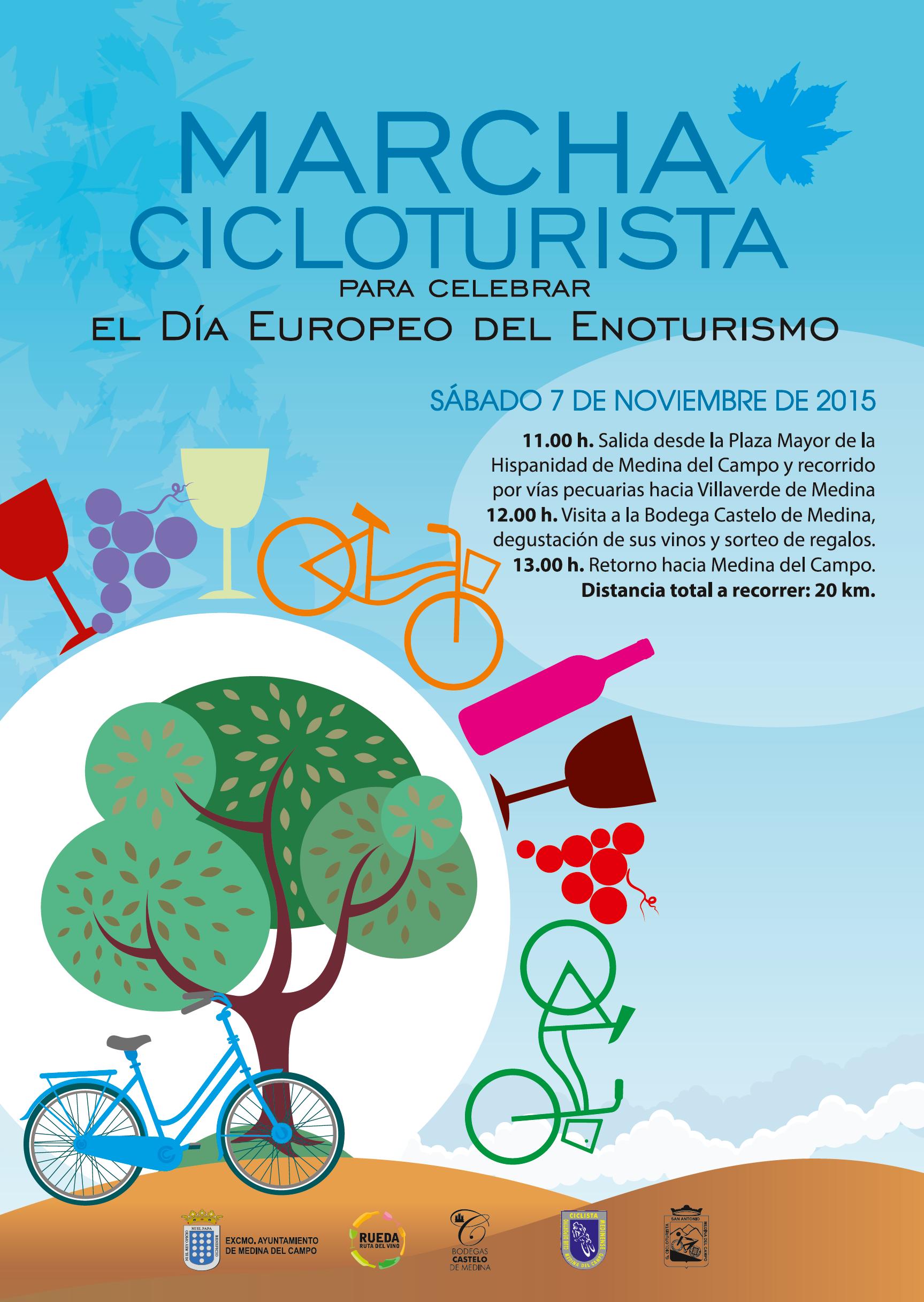 Marcha cicloturista día enoturismo 2015